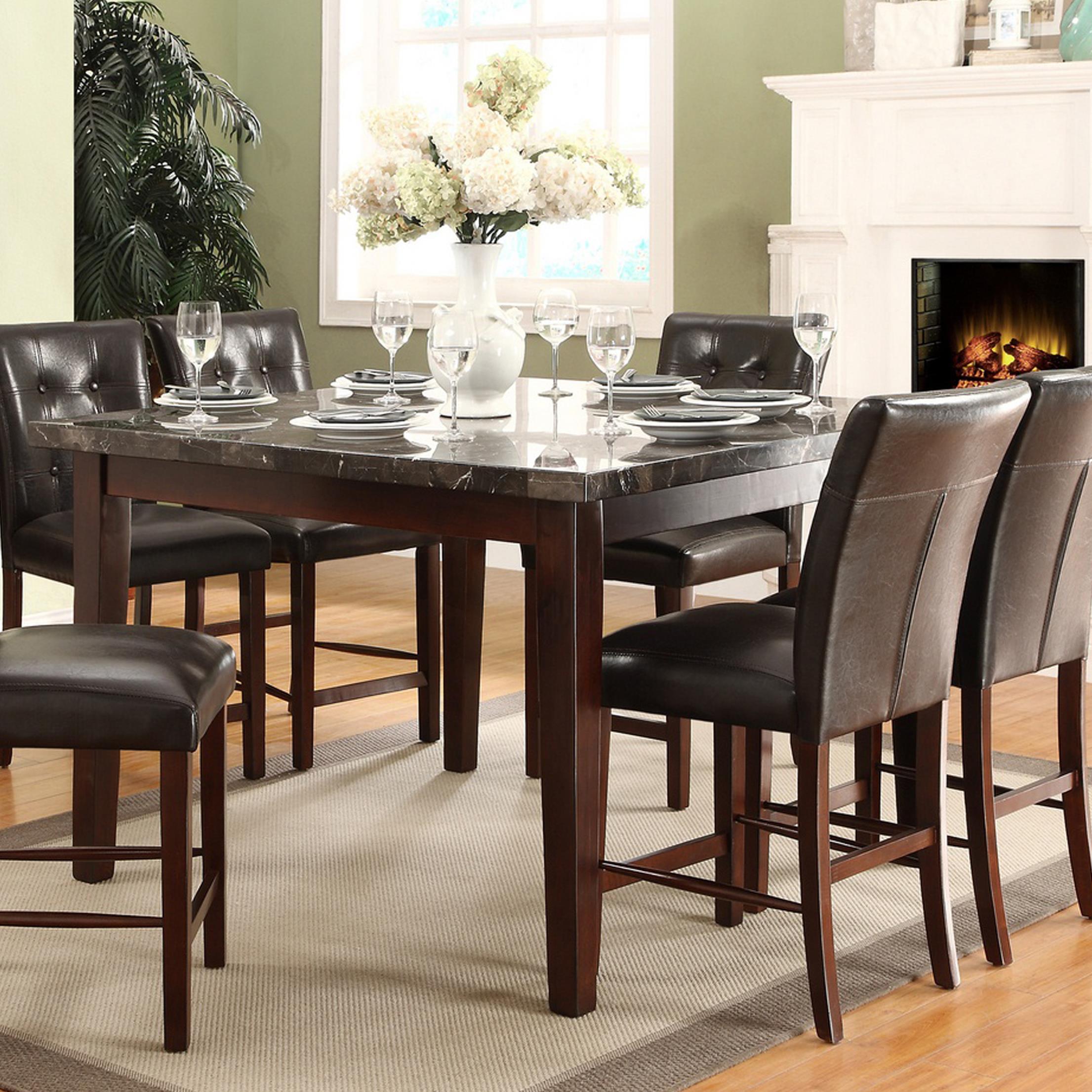 Granite counter discount height dining table